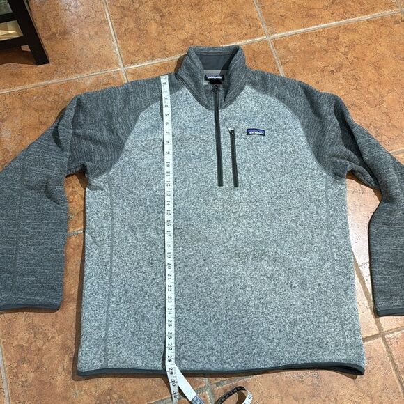 NWOT Patagonia Men's Better Sweater 1/4 Zip Nickel / Forage Gray Jacket Size XL - Picture 8 of 8